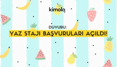 Kimola'nın Pazarlama ve İçgörü Odaklı Yaz Staj Programı Başvuruları